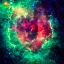 Picture of GREEN AND RED NEBULA II