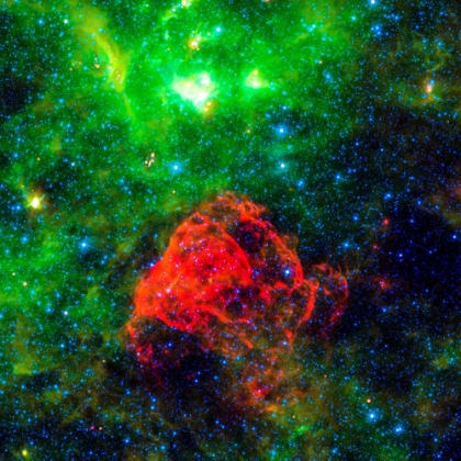 Picture of GREEN AND RED NEBULA III