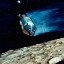 Picture of RENDERED IMAGE OF A LUNAR SUBSATELLITE FROM APOLLO 15