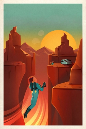 Picture of SPACE TRAVEL POSTER I