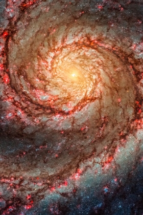 Picture of THE WHIRLPOOL GALAXY