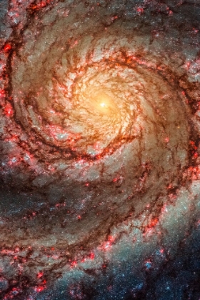 Picture of THE WHIRLPOOL GALAXY