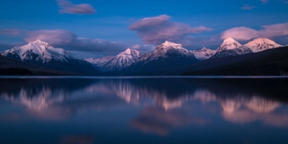 Picture of ALPENGLOW AT LAKE MCDONALD