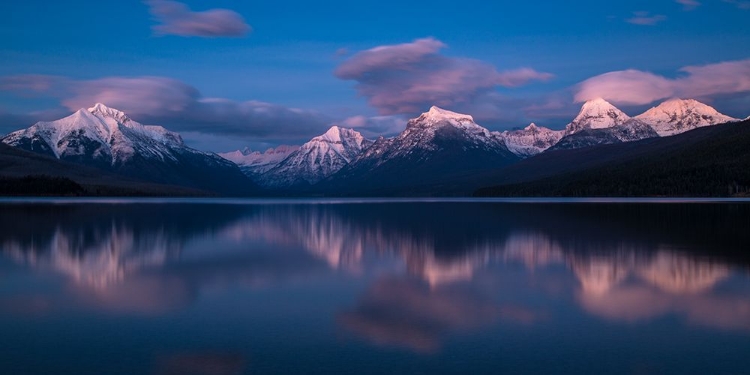 Picture of ALPENGLOW AT LAKE MCDONALD