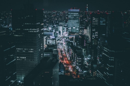 Picture of CITYSCAPE NIGHT VIEW OF TOKYO, JAPAN