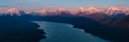 Picture of EVENING LIGHT OVER LAKE MCDONALD VALLEY