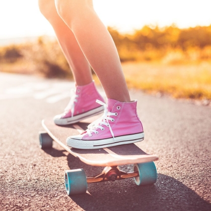 Picture of HER SKATEBOARD