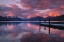 Picture of LAKE MCDONALD AT SUNSET