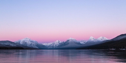 Picture of LAKE MCDONALD POST SUNSET