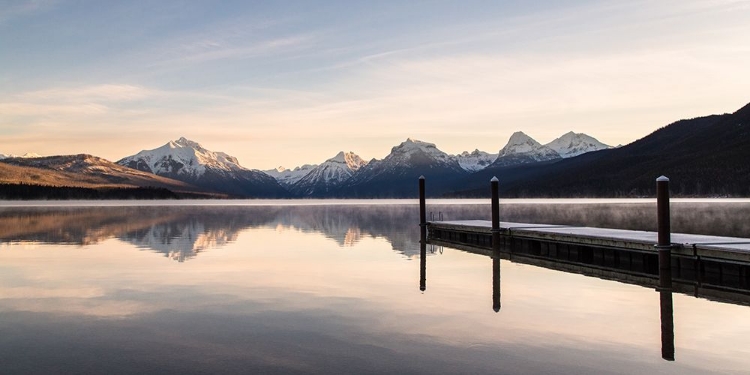 Picture of LAKE MCDONALD PUBLIC DOCK SUNRISE