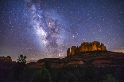 Picture of MILKY WAY OVER CATHEDRAL ROCK