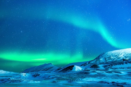 Picture of NORTHERN LIGHTS OVER THE ARCTIC