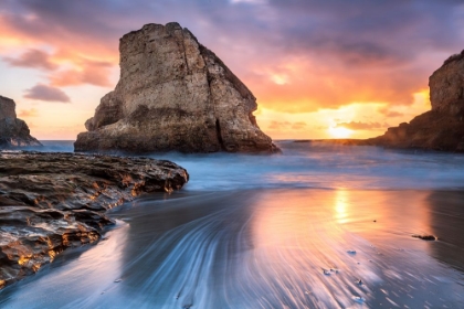Picture of SHARK FIN COVE AT SUNSET