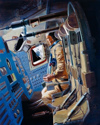 Picture of ARTISTS CONCEPT OF THE APOLLO 12 COMMAND MODULE 1969