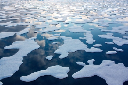 Picture of ARCTIC OCEAN VIEWED FROM SPACE