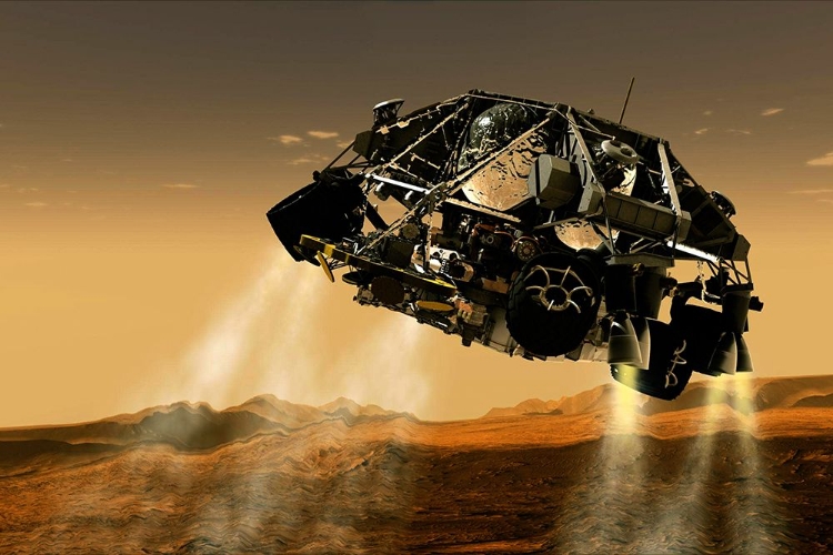 Picture of ARTIST CONCEPT MARS ROVER ON MARTIAN EXPEDITION