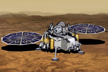 Picture of ARTIST CONCEPT MARS RETURN LANDER WITH SOLAR PANELS