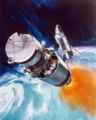 Picture of ARTIST CONCEPT SPACE SHUTTLE 1978