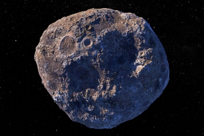 Picture of ARTIST ILLUSTRATION DEPICTING THE METAL-RICH ASTEROID PSYCHE