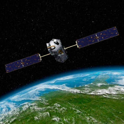 Picture of ARTIST CONCEPT OF THE ORBITING CARBON OBSERVATORY