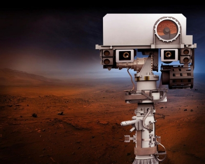 Picture of ARTIST CONCEPT DEPICTS THE TOP OF THE 2020 ROVERS MAST
