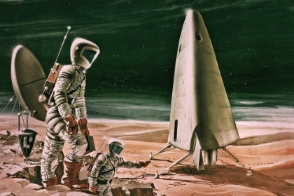 Picture of ARTIST CONCEPT OF THE MARS EXCURSION MODULE 1964