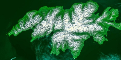 Picture of ATTU - ALEUTIAN ISLAND VIEWED FROM SPACE