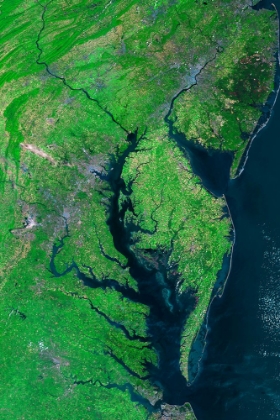 Picture of CHESAPEAKE BAY VIEWED FROM SPACE