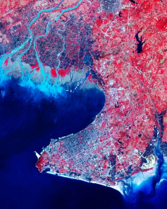 Picture of BEIHAI - GUANGXI CHINA VIEWED FROM SPACE