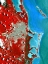 Picture of CANCUN - YUCATAN PENINSULA - MEXICO VIEWED FROM SPACE