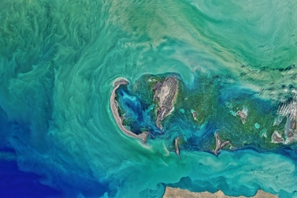Picture of CASPIAN SEA VIEWED FROM SPACE