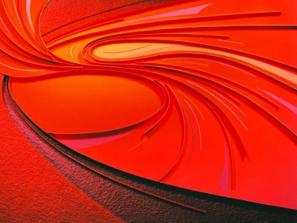 Picture of NASA ARTIST TINA YORK DEPICTS FLUID DYNAMICS