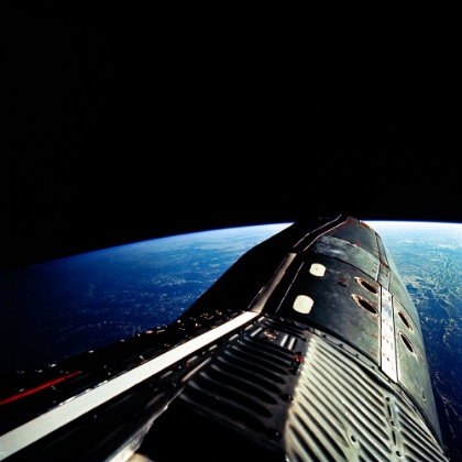 Picture of GEMINI 12 SPACECRAFT SEEN DURING EVA