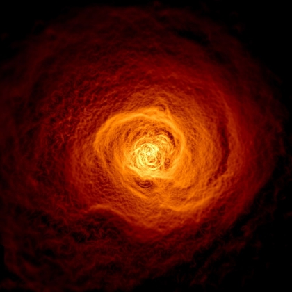 Picture of GIGANTIC WAVE DISCOVERED IN PERSEUS GALAXY CLUSTER