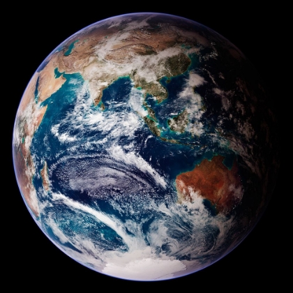 Picture of GODDARD SPACE FLIGHT CENTER VIEW OF EARTH FROM SPACE IN 2007