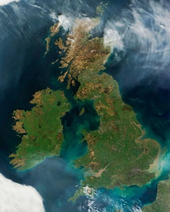 Picture of GREAT BRITAIN AND IRELAND VIEWED FROM SPACE