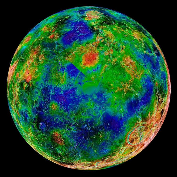 Picture of HEMISPHERIC VIEW OF VENUS