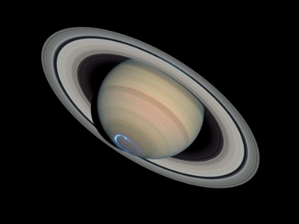 Picture of HUBBLE PHOTOMONTAGE OF SATURN