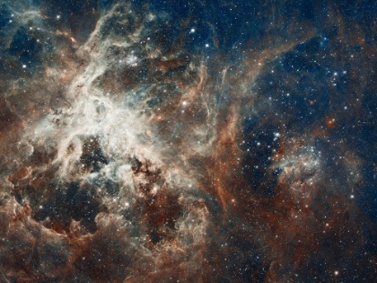 Picture of HUBBLE SPACE TELESCOPE IMAGE OF 30 DORADUS - TARANTULA NEBULA