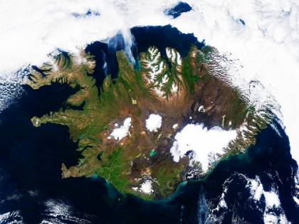 Picture of ICELAND 2014 VIEWED FROM SPACE