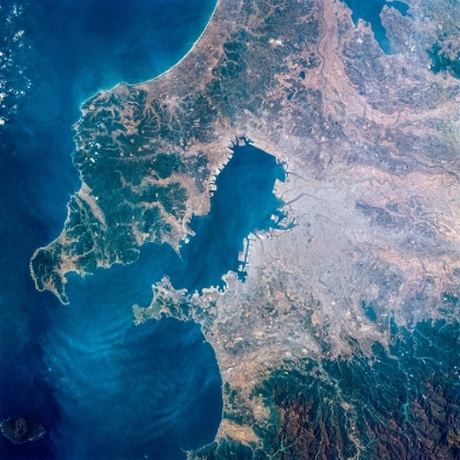 Picture of TOKYO BAY - JAPAN VIEWED FROM SPACE
