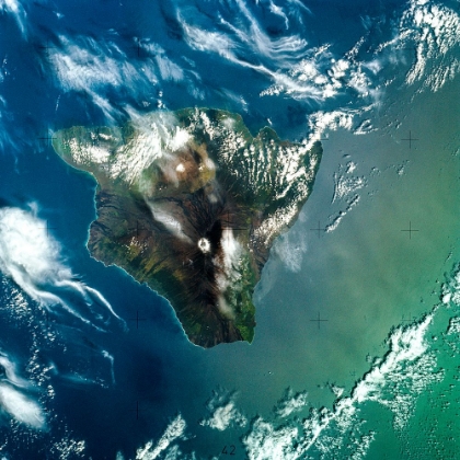 Picture of ISLAND OF HAWAII - STATE OF HAWAII SEEN FROM SKYLAB