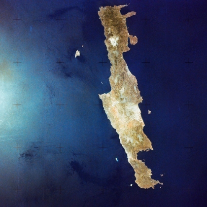 Picture of THE ISLAND OF CRETE VIEWED FROM SPACE