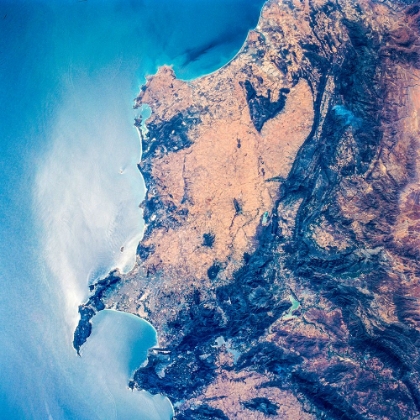 Picture of NADIR VIEW OF THE SOUTHERN CAPE DISTRICT OF SOUTH AFRICA