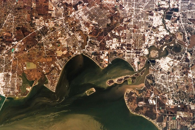 Picture of GALVESTON BAY AND CLEAR LAKE AREA VIEWED FROM SPACE