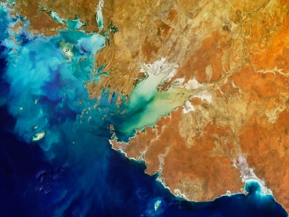 Picture of PARTS OF THE KIMBERLEY REGION OF WESTERN AUSTRALIA FROM SPACE