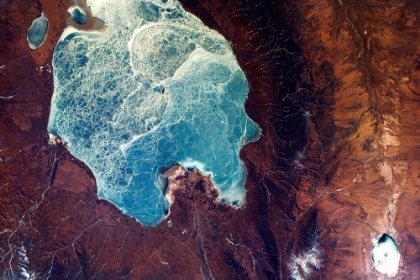 Picture of QUINGHAI - THE LARGEST LAKE IN CHINA FROM SPACE