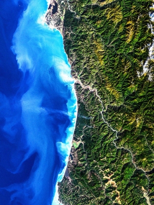 Picture of REDWOOD NATIONAL PARK FROM SPACE