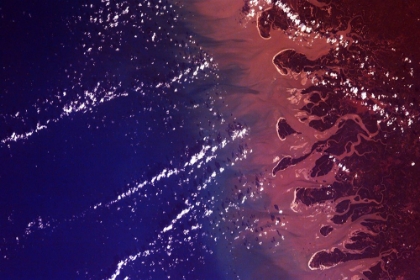 Picture of RIVERS AND GLACIERS VIEWED FROM SPACE