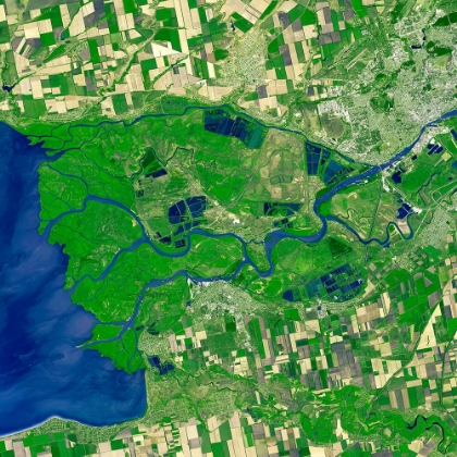 Picture of ROSTOV-ON-DON - A RUSSIAN CITY ON THE DON RIVER FROM SPACE